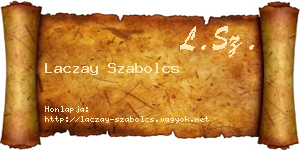 Laczay Szabolcs névjegykártya